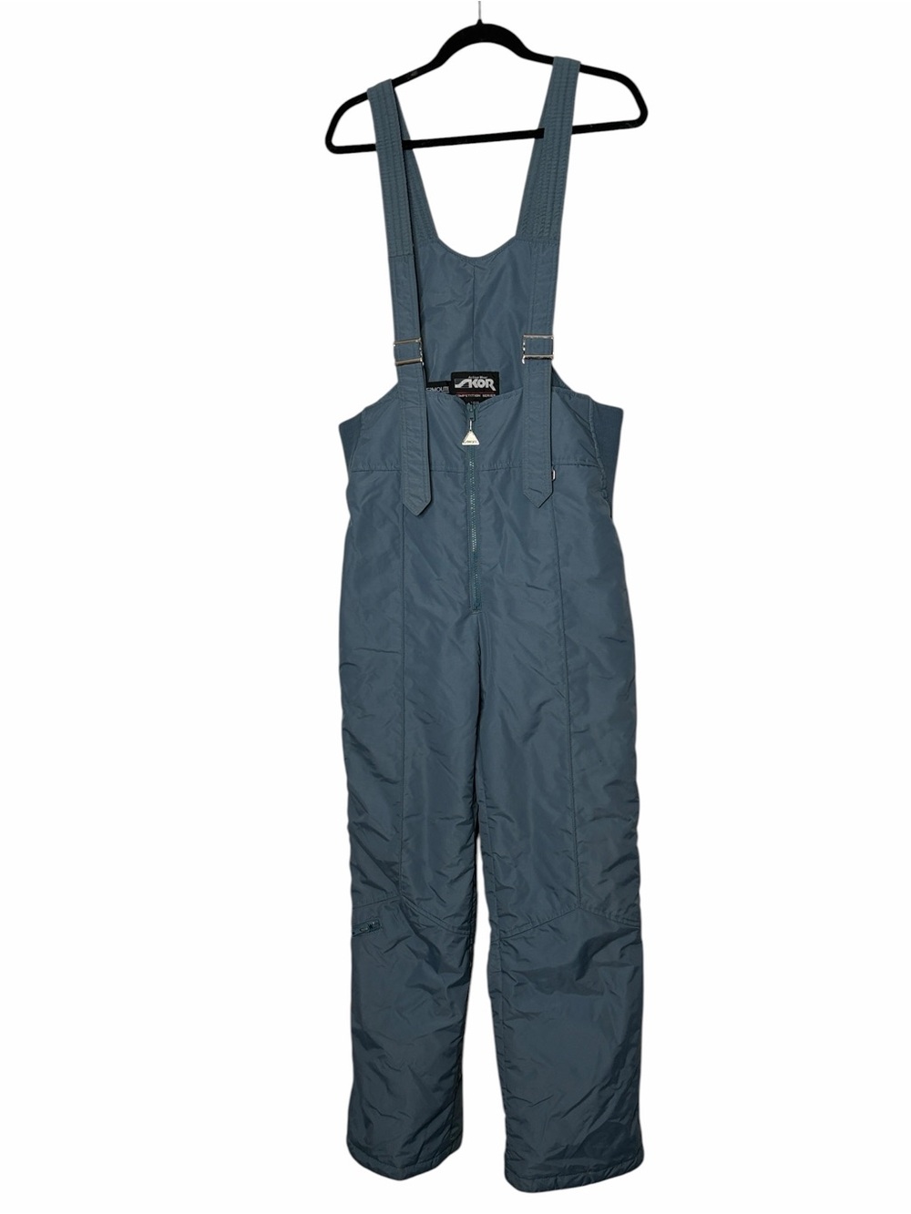 Vintage Skor brand bib ski pants, size large